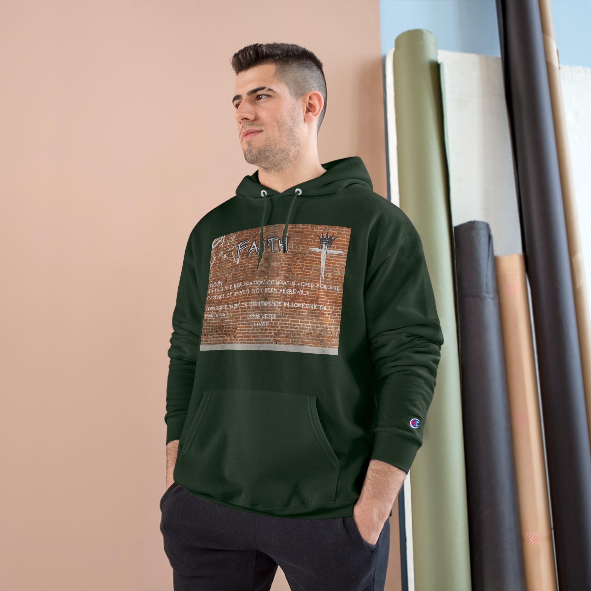 Faith Definition Graffiti Champion Hoodie