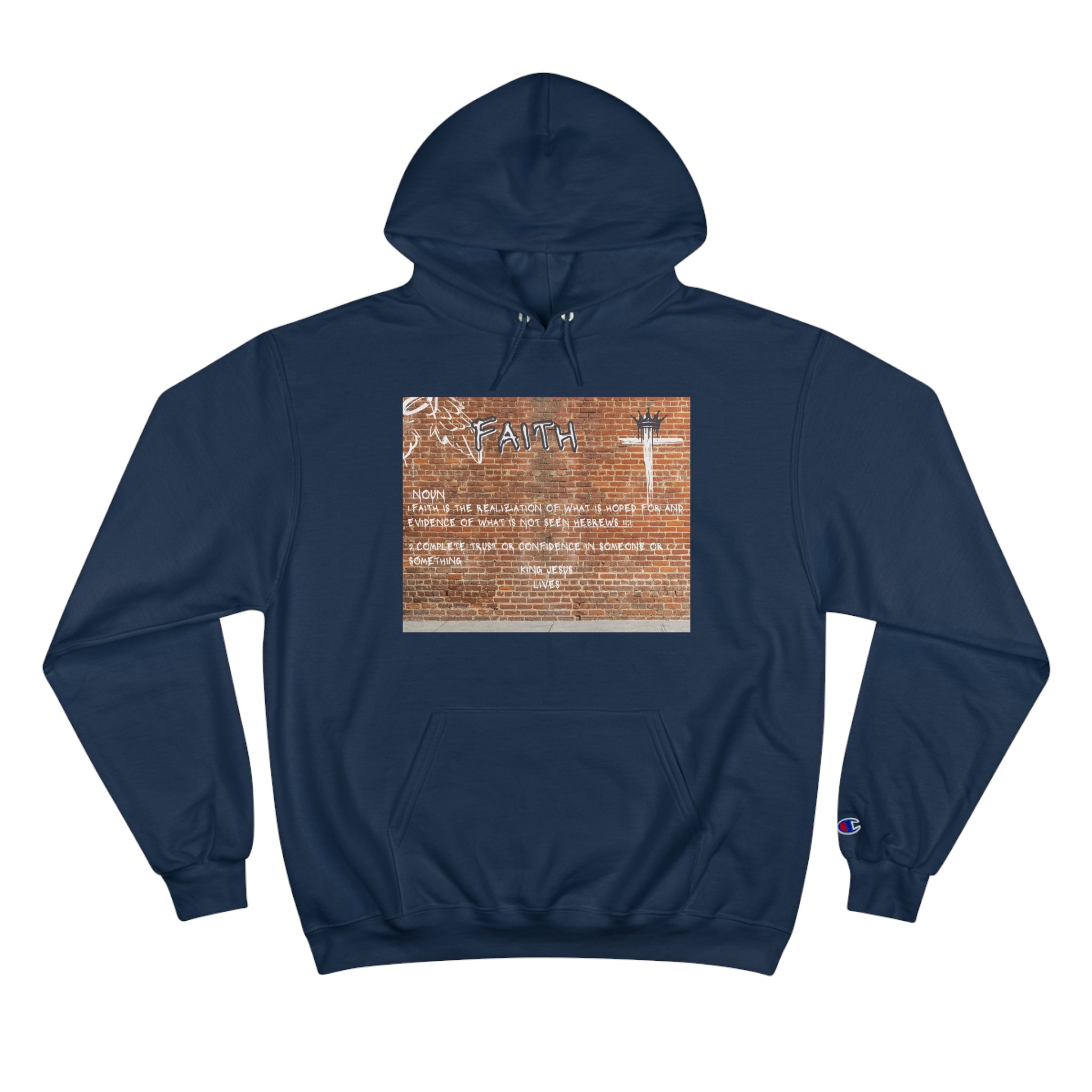 Faith Definition Graffiti Champion Hoodie