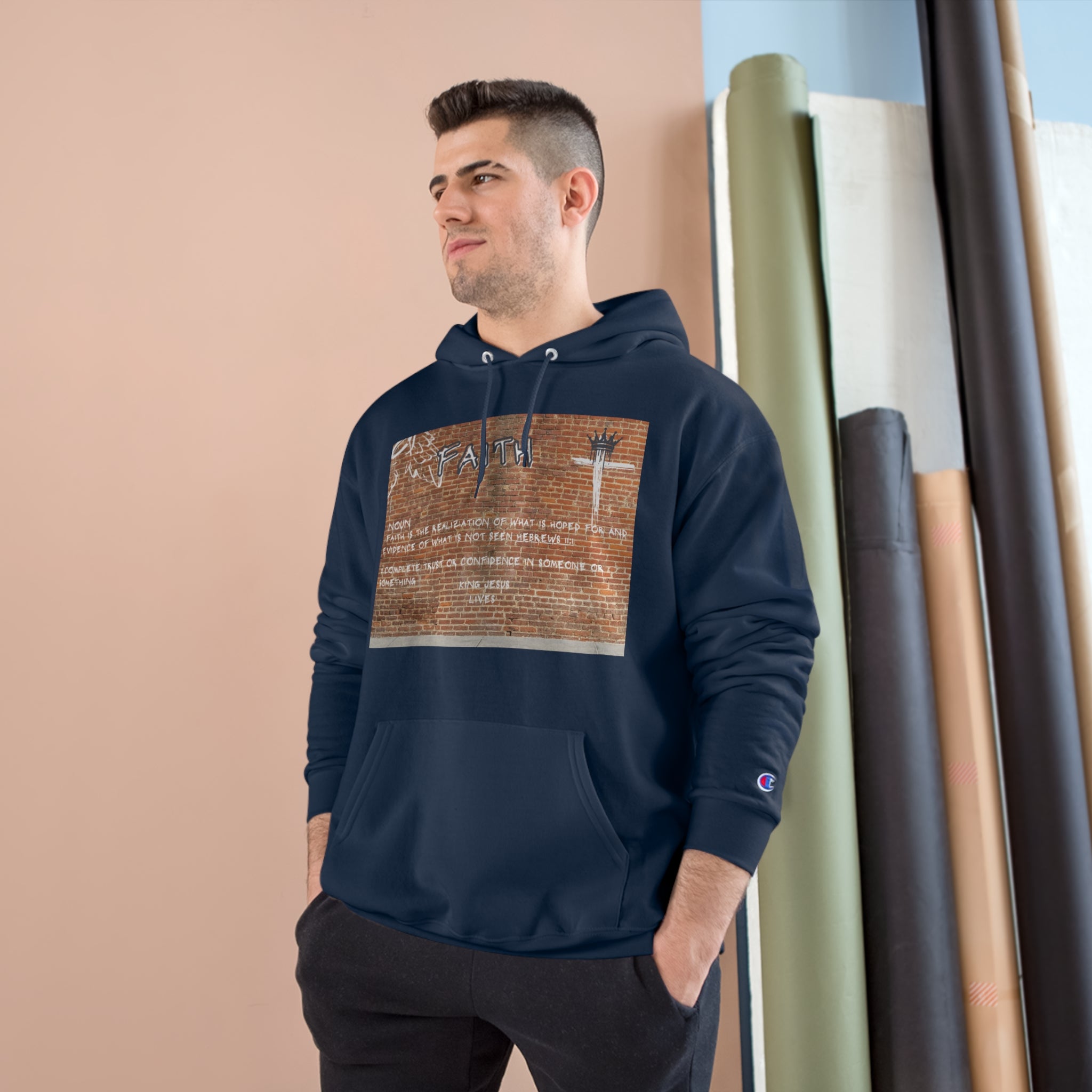Faith Definition Graffiti Champion Hoodie