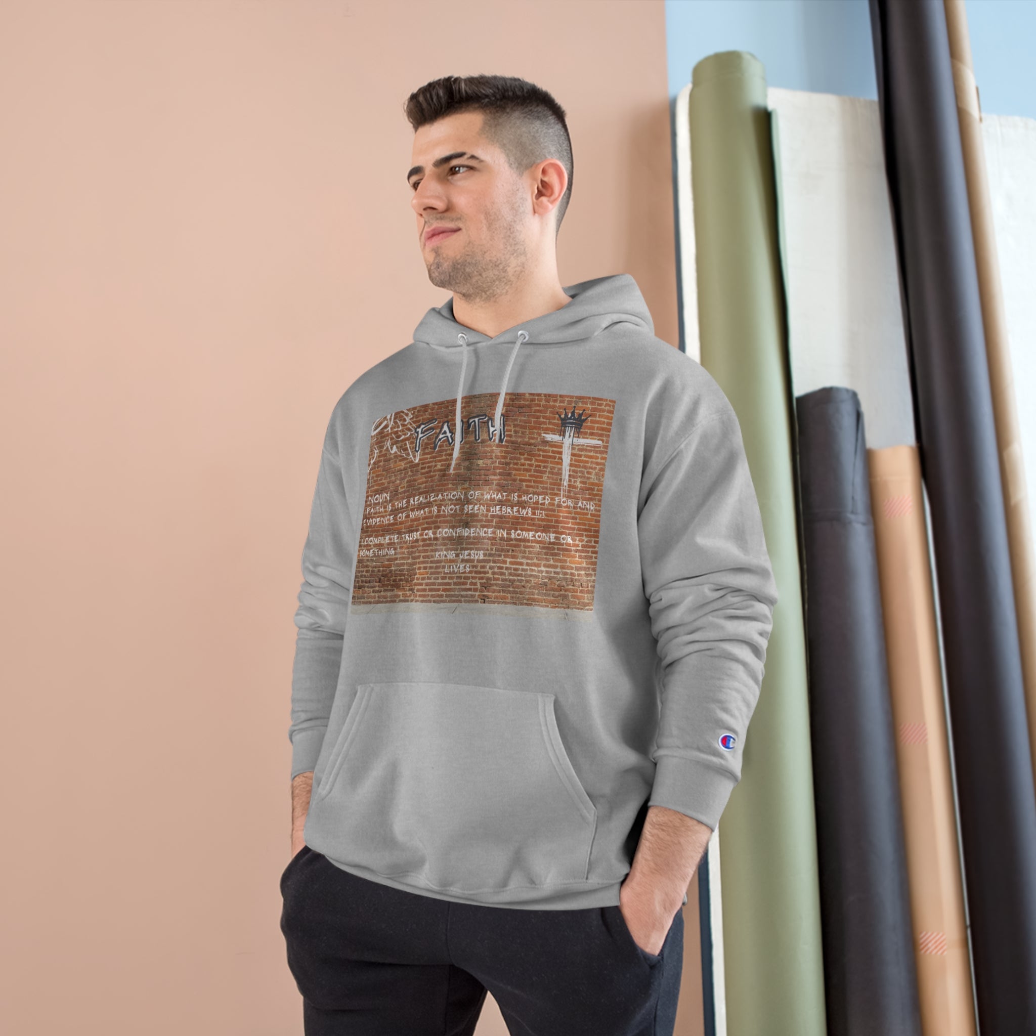 Faith Definition Graffiti Champion Hoodie