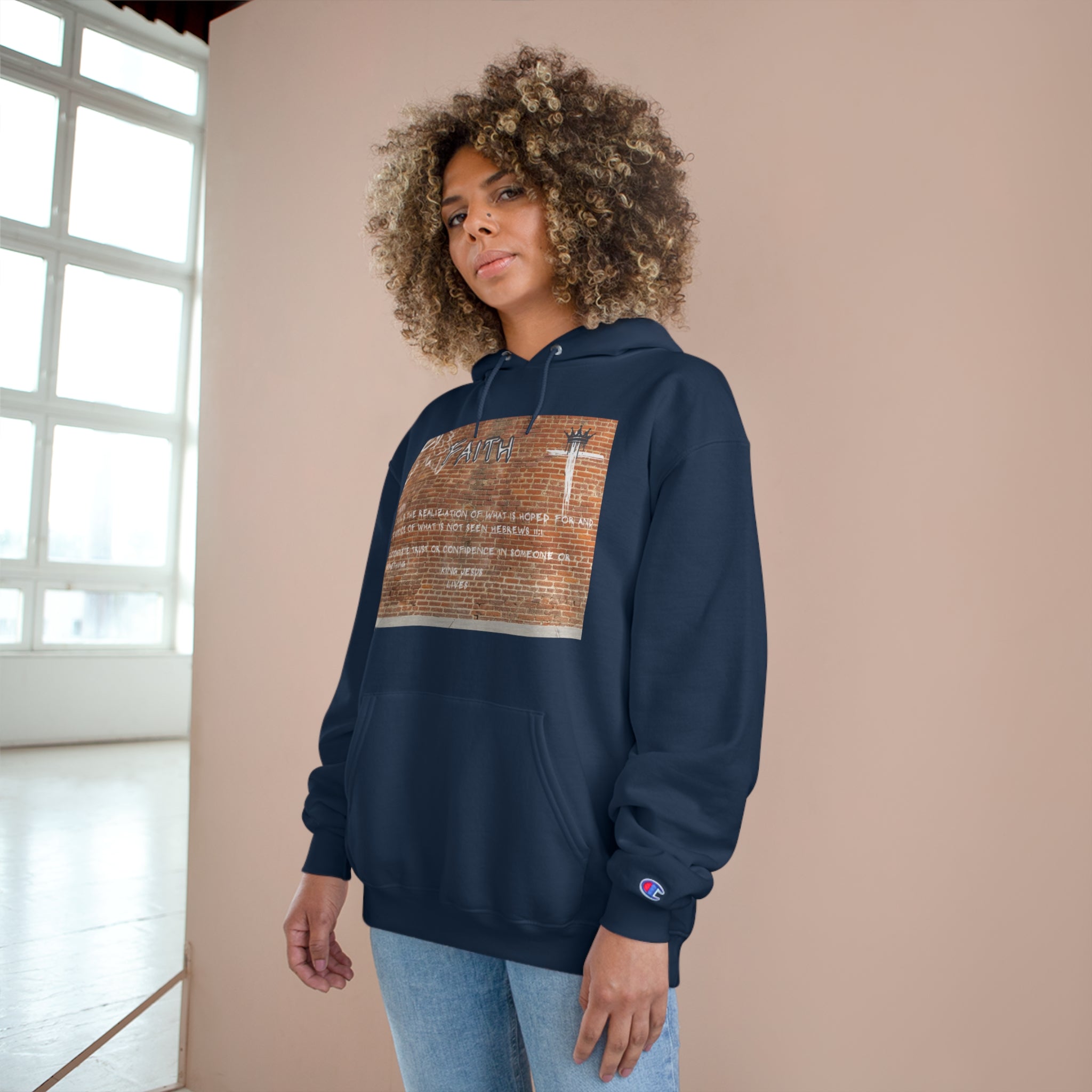 Faith Definition Graffiti Champion Hoodie