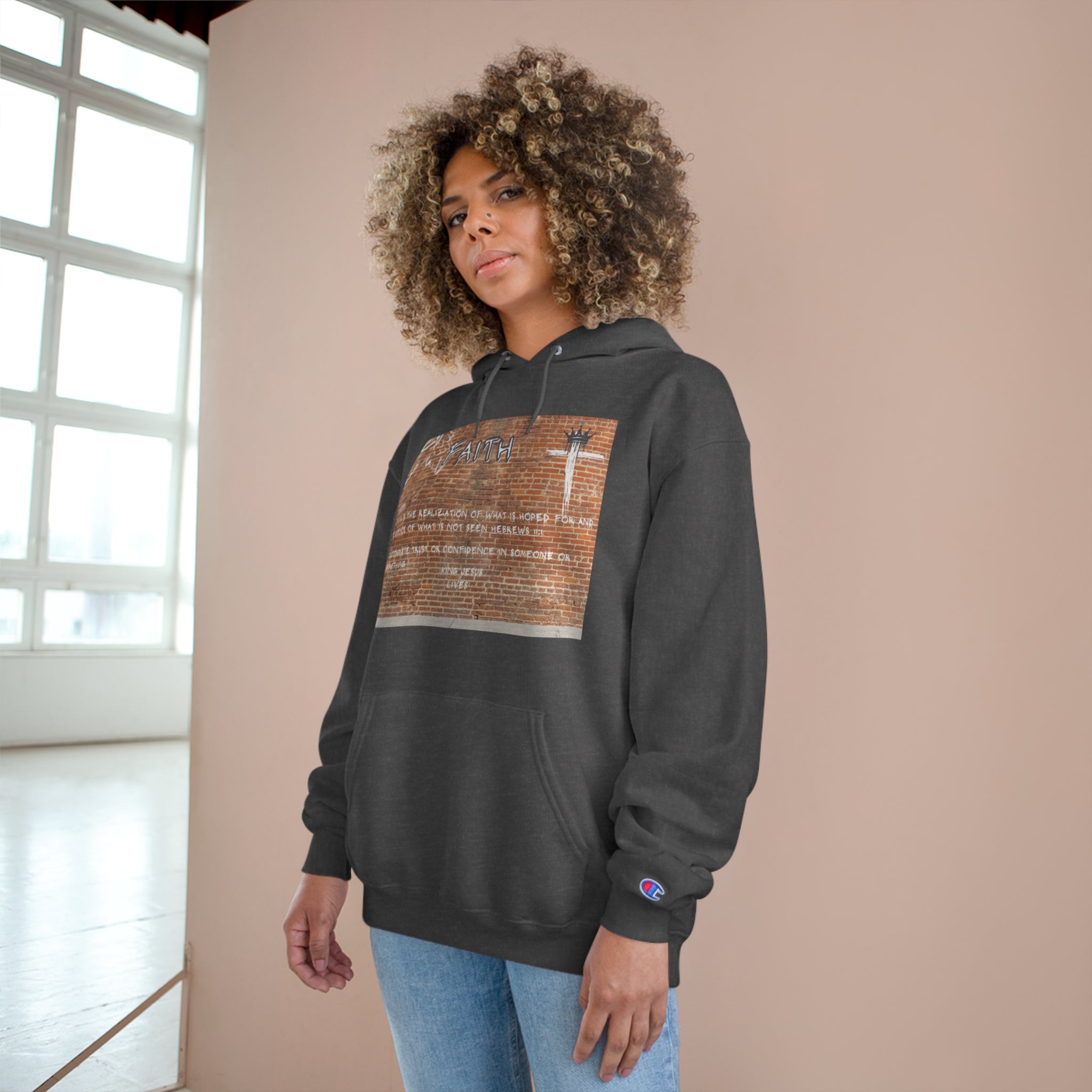 Faith Definition Graffiti Champion Hoodie