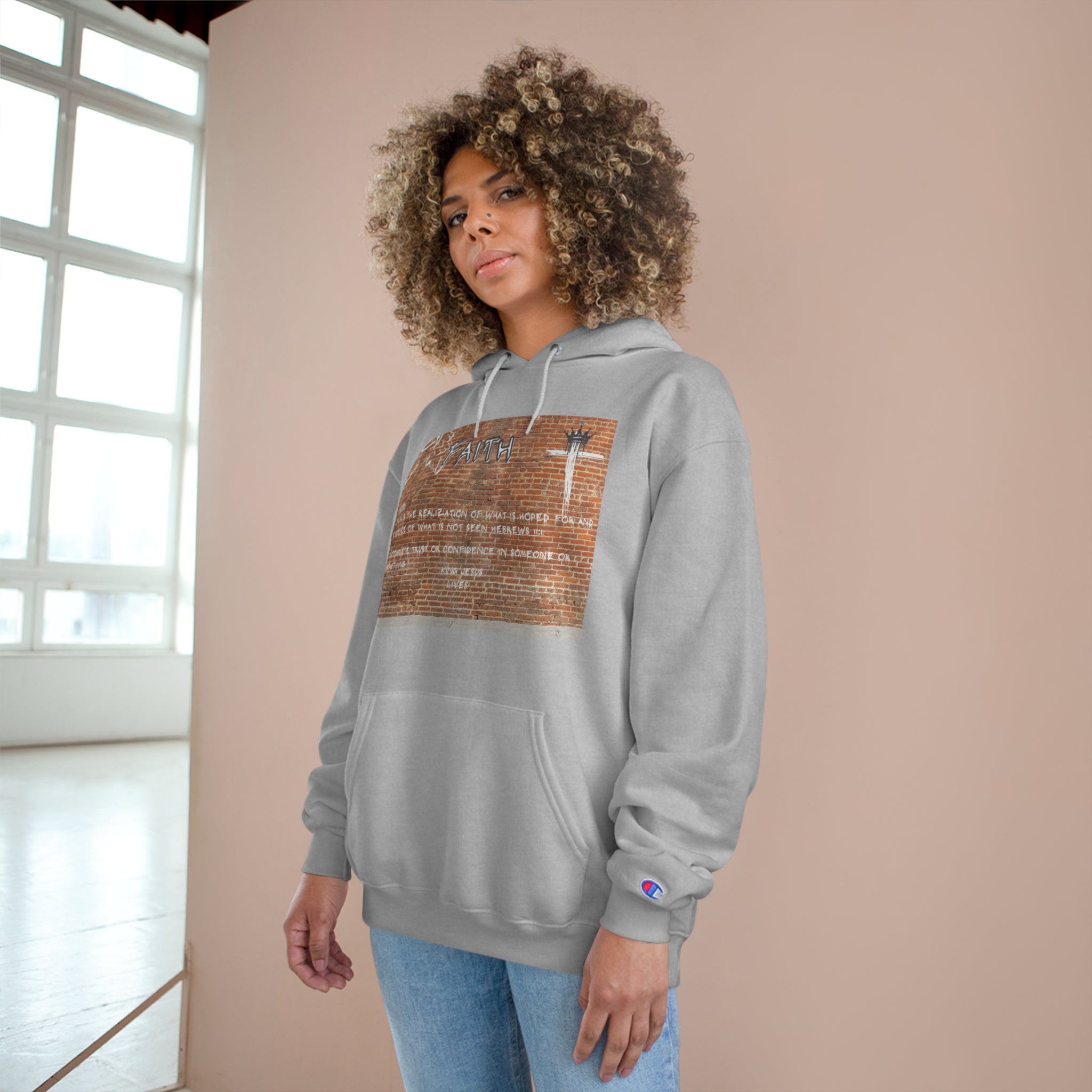 Faith Definition Graffiti Champion Hoodie