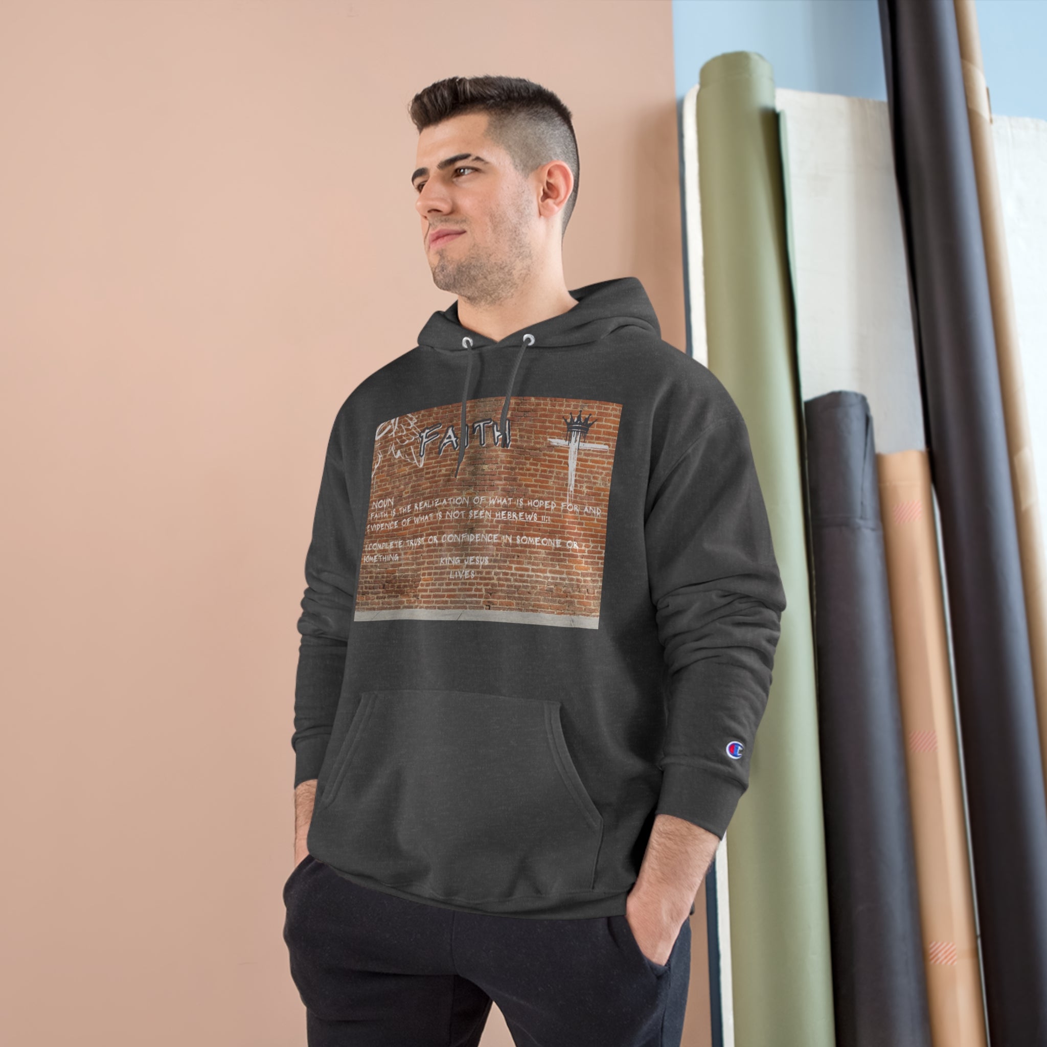 Faith Definition Graffiti Champion Hoodie