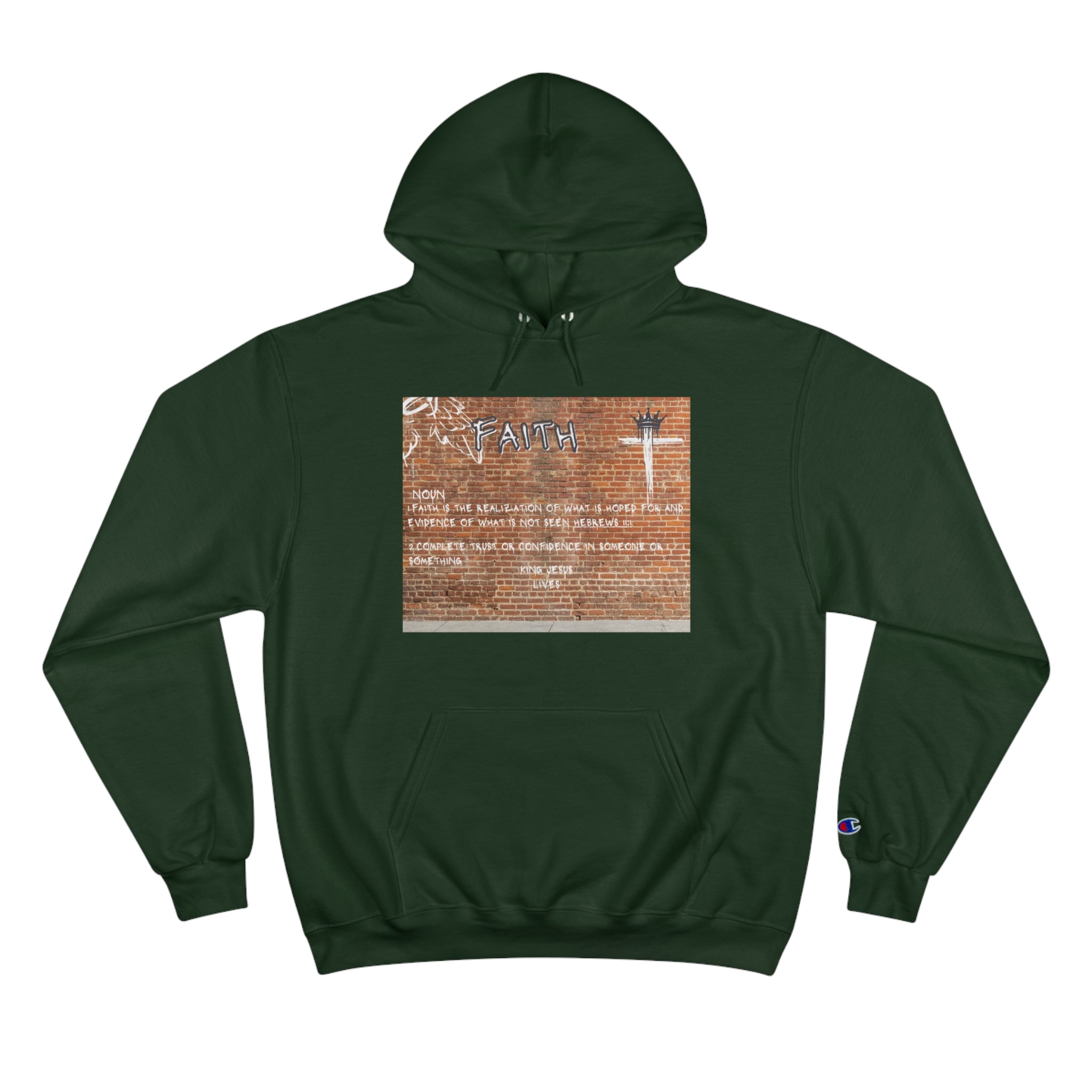 Faith Definition Graffiti Champion Hoodie