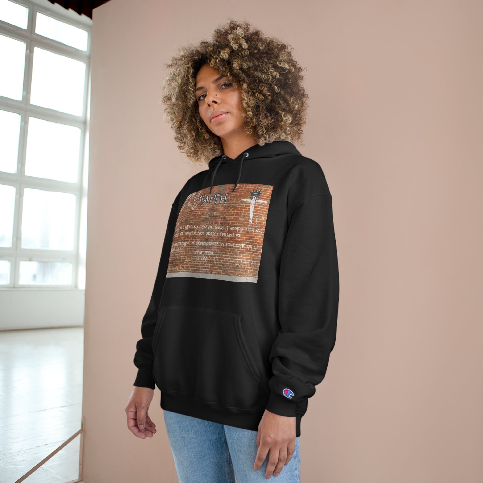 Faith Definition Graffiti Champion Hoodie
