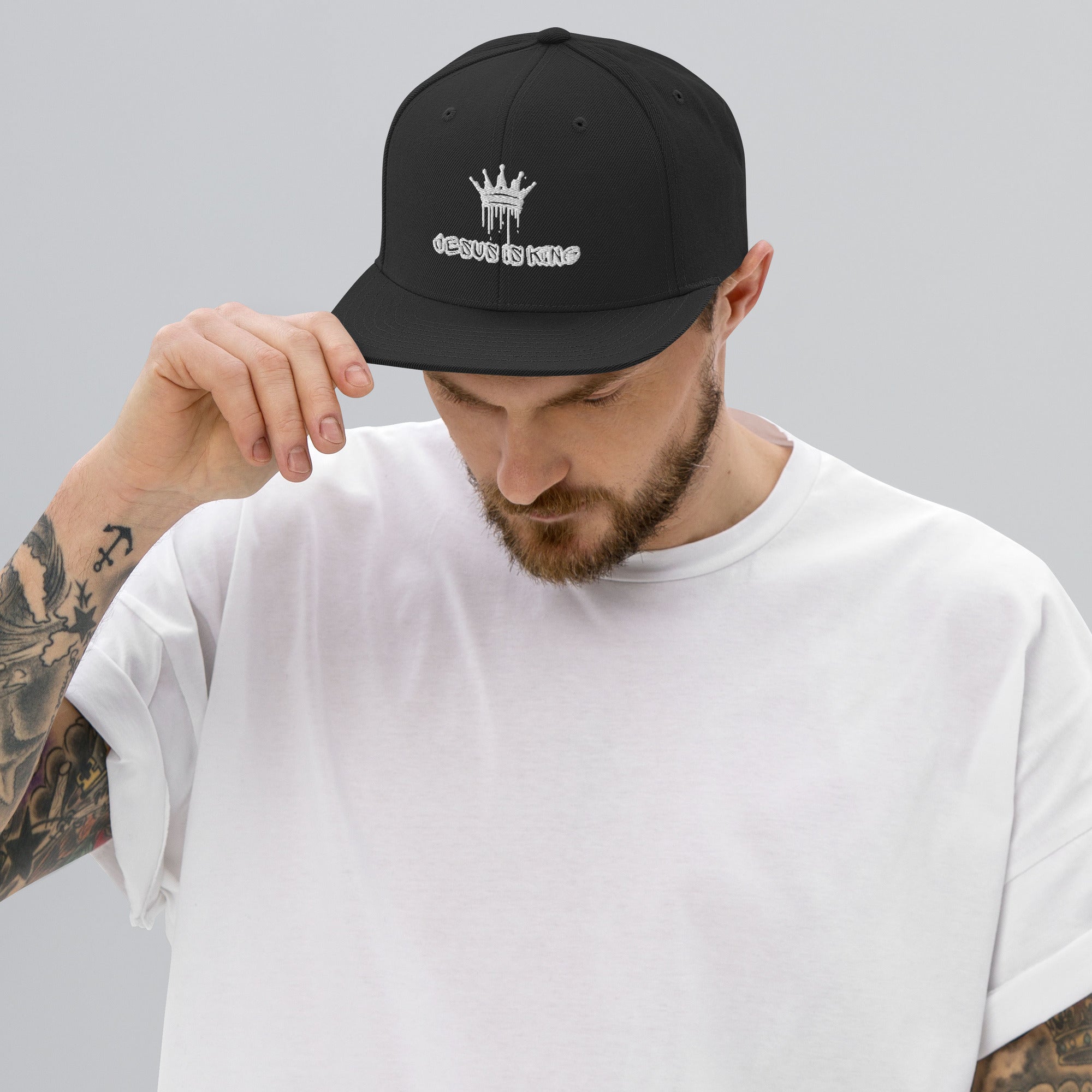 Jesus is King Snapback Hat