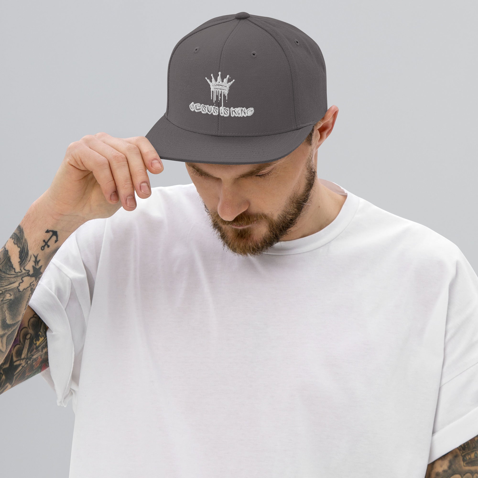 Jesus is King Snapback Hat