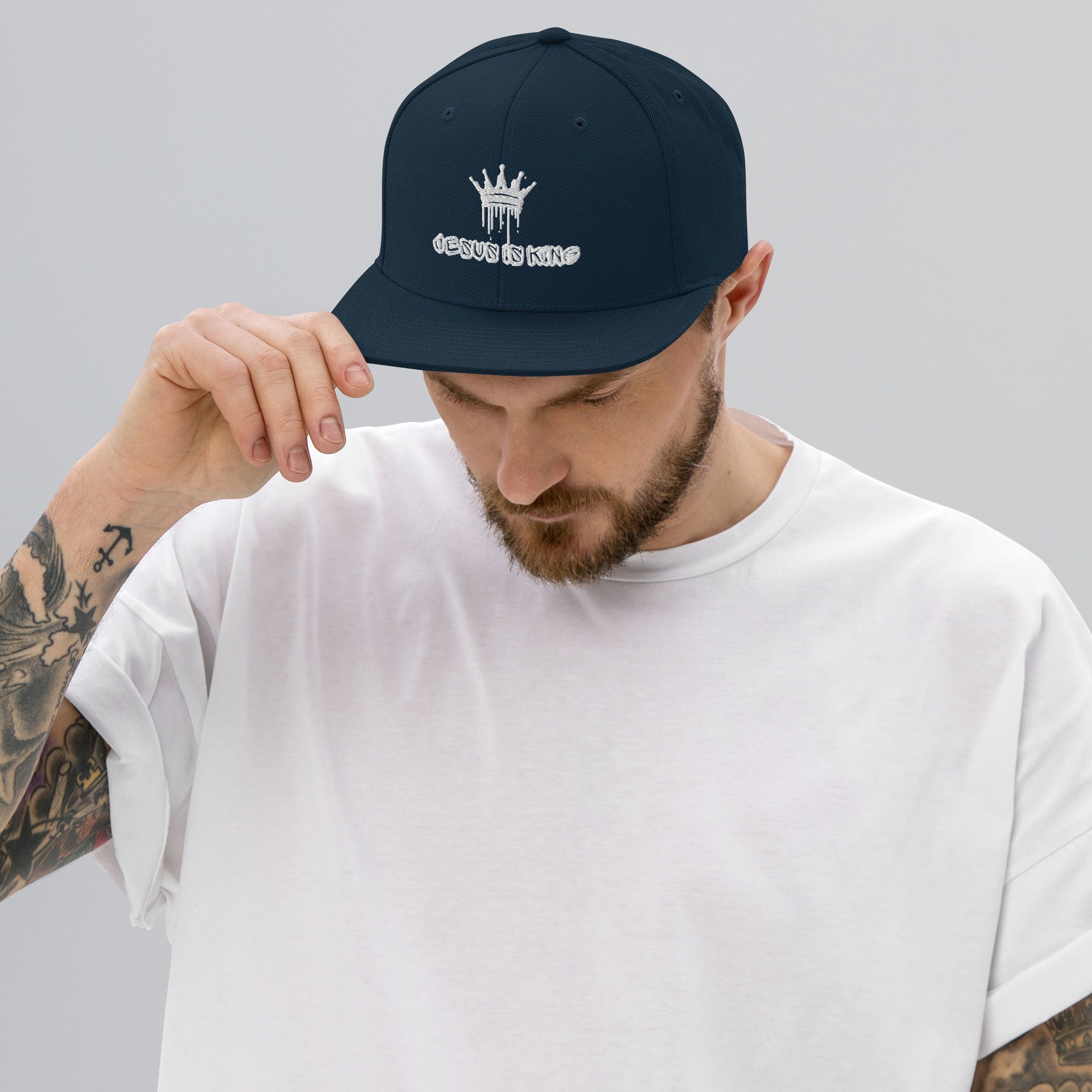 Jesus is King Snapback Hat