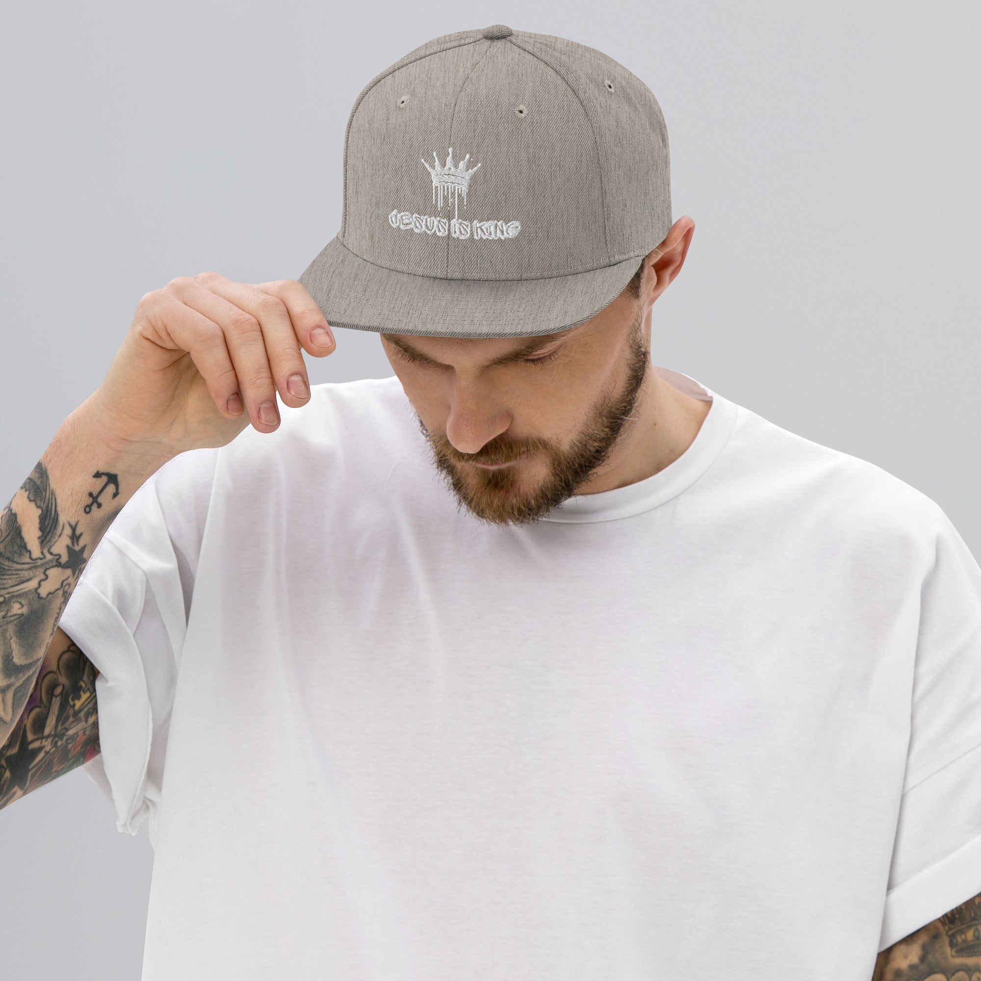 Jesus is King Snapback Hat