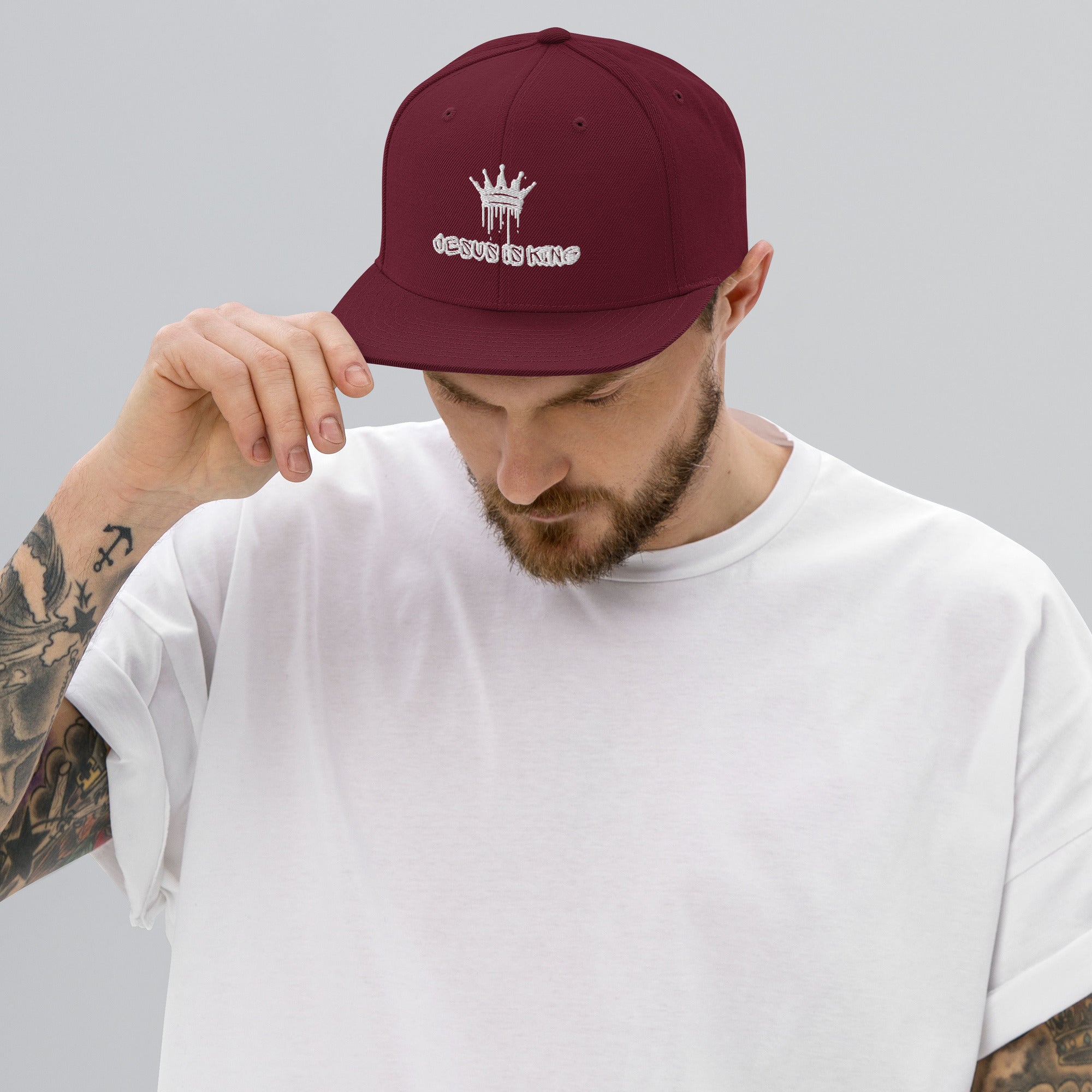Jesus is King Snapback Hat