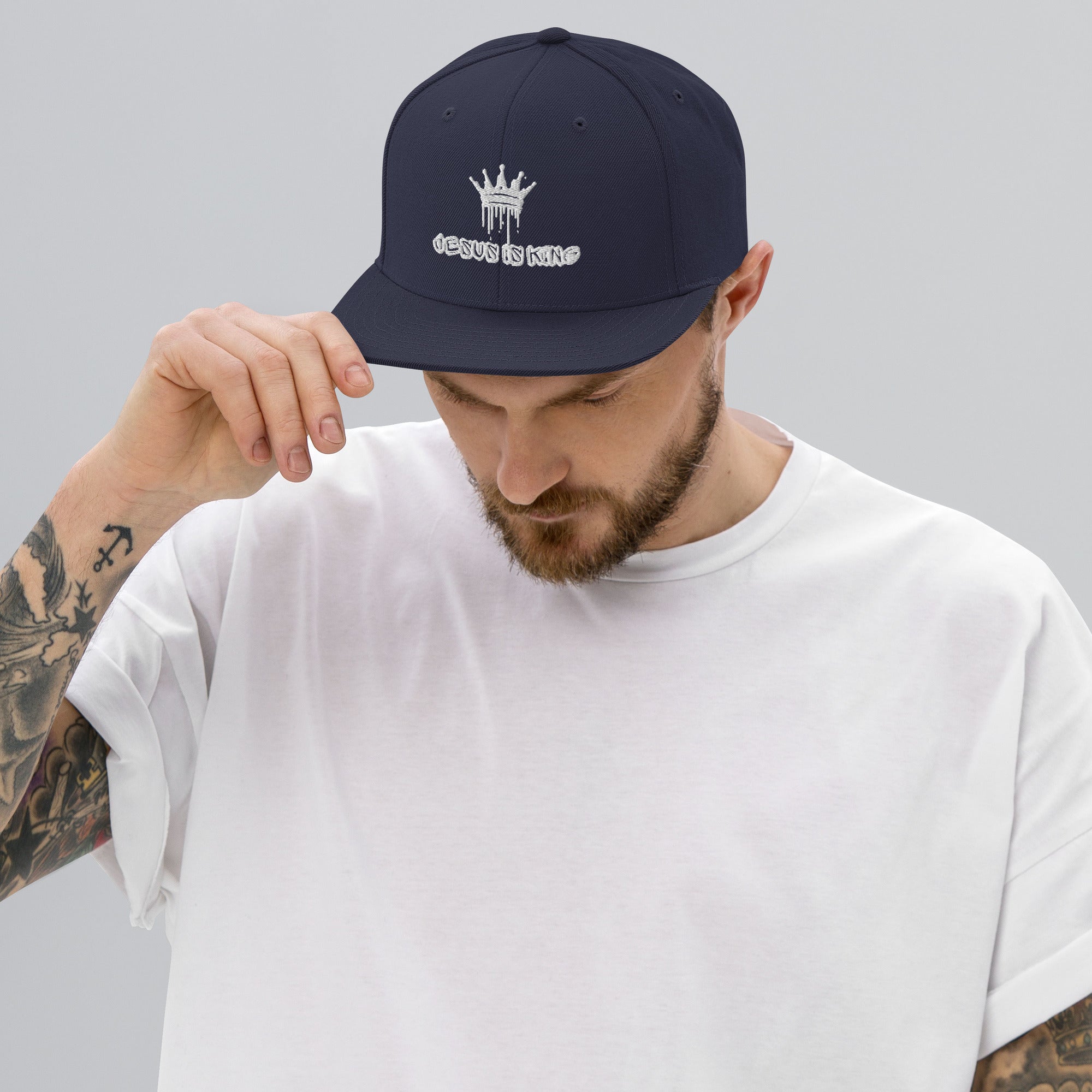 Jesus is King Snapback Hat