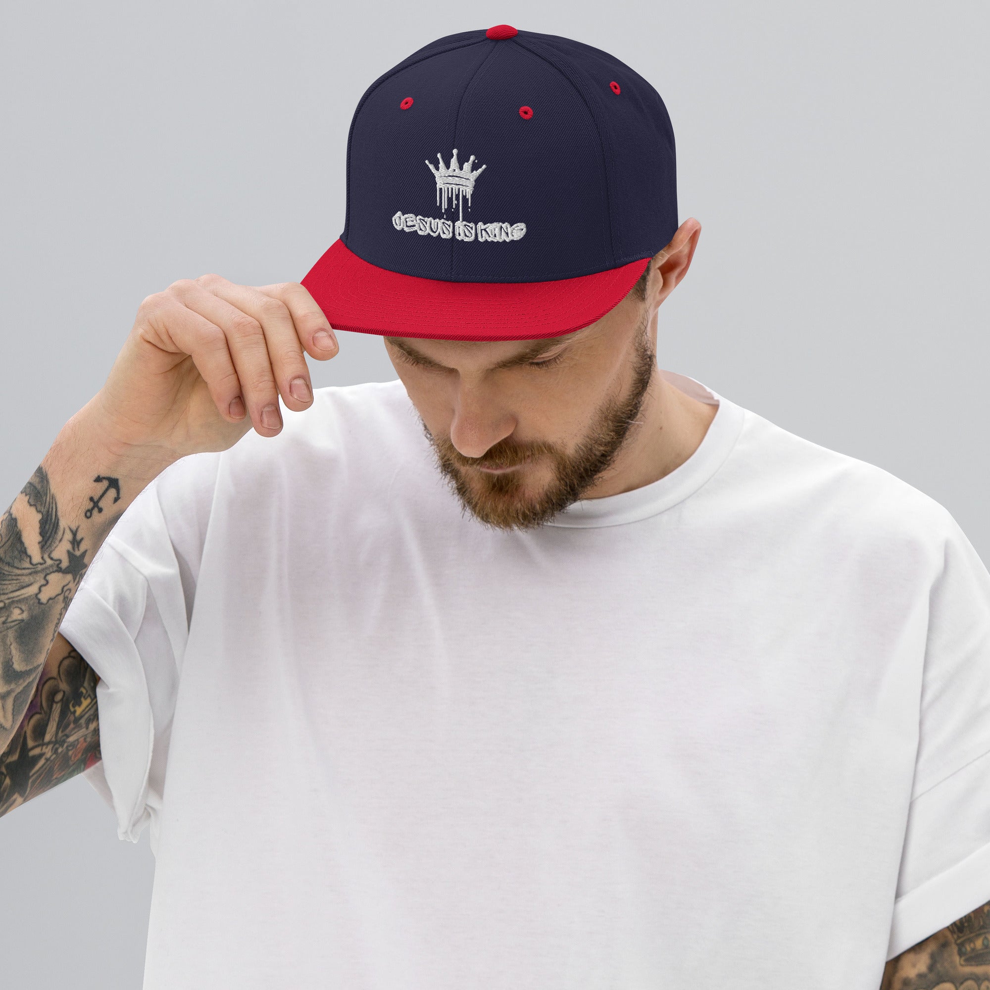 Jesus is King Snapback Hat