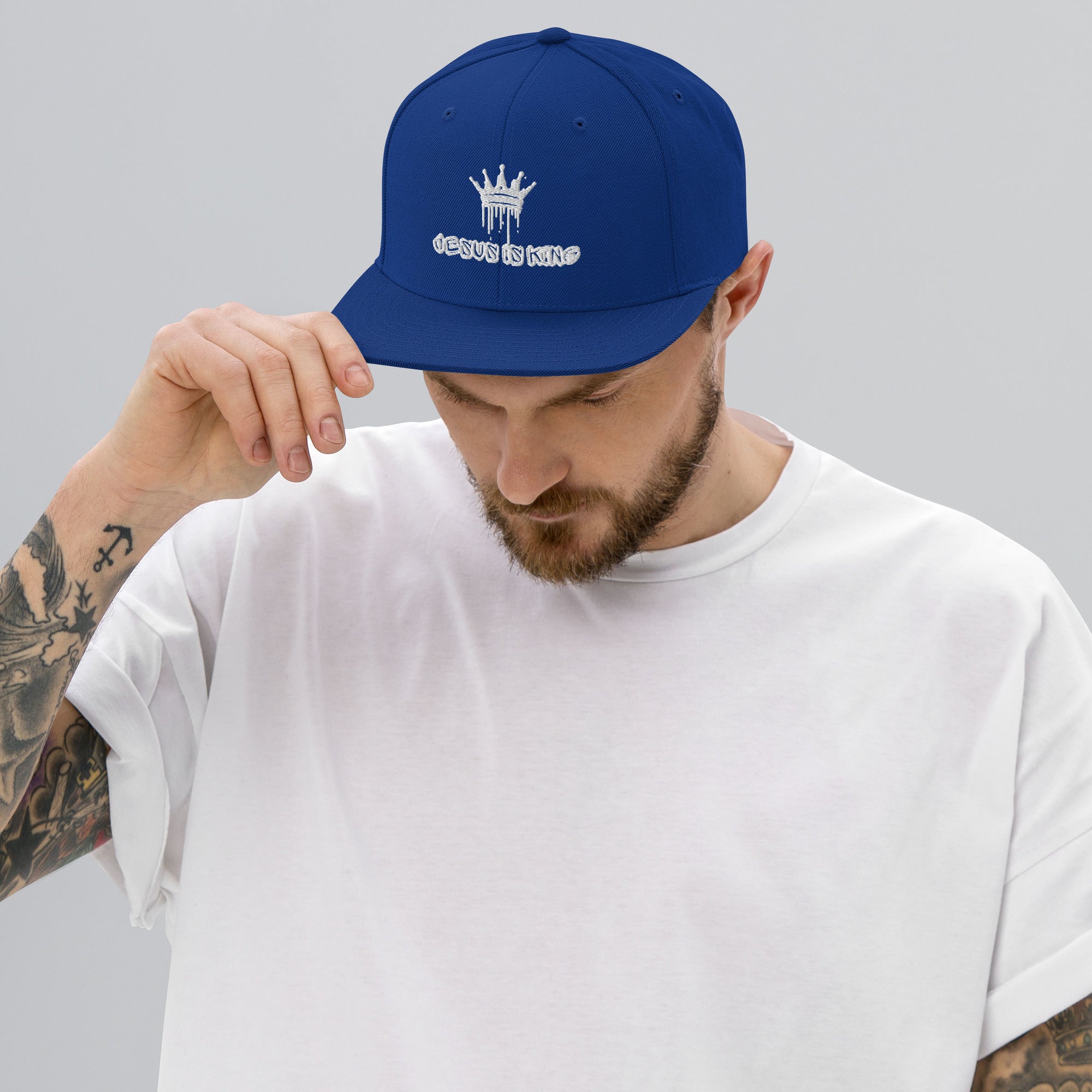 Jesus is King Snapback Hat