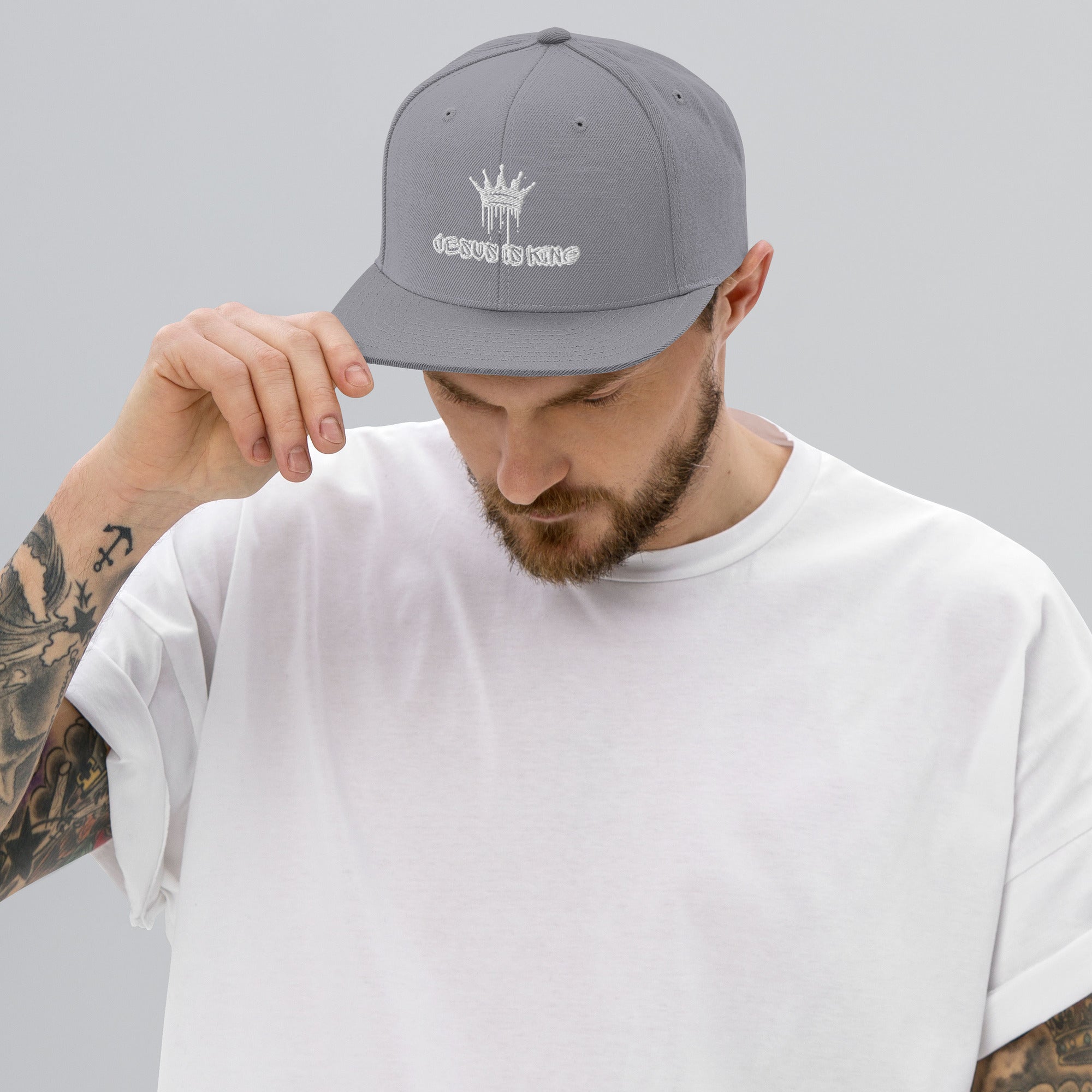Jesus is King Snapback Hat